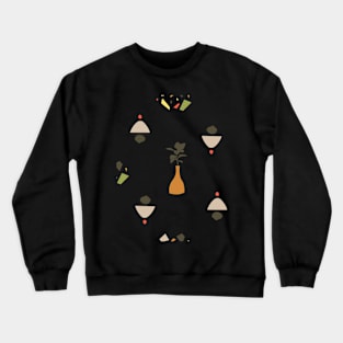 BOHO pattern with different elements Crewneck Sweatshirt